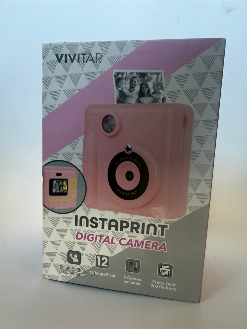 Pink Instant Print Digital Camera